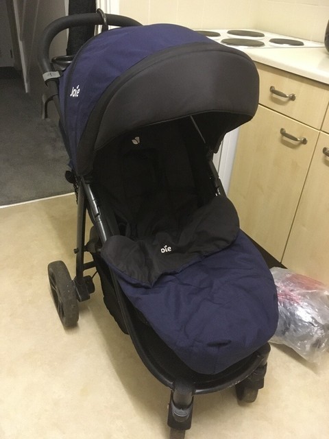 joie litetrax 4 navy footmuff